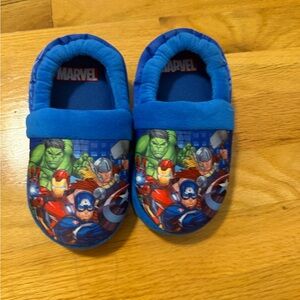 Marvel Blue Superhero Kids' Slippers